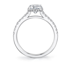 Sylvie Anastasia - Hidden Halo Engagement Ring - S1953
