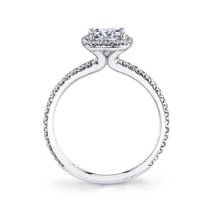 Sylvie Vivian Halo Diamond Engagement Ring - S1793