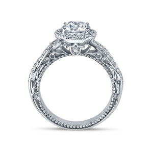 Verragio Venetian AFN-5005R Diamond Halo Pave Engagement Ring