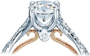 Verragio Venetian ENG-0421R 18K White & Rose Gold Engagement Ring
