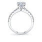 Sylvie 14K White Gold "Aimee" Diamond Engagement Ring