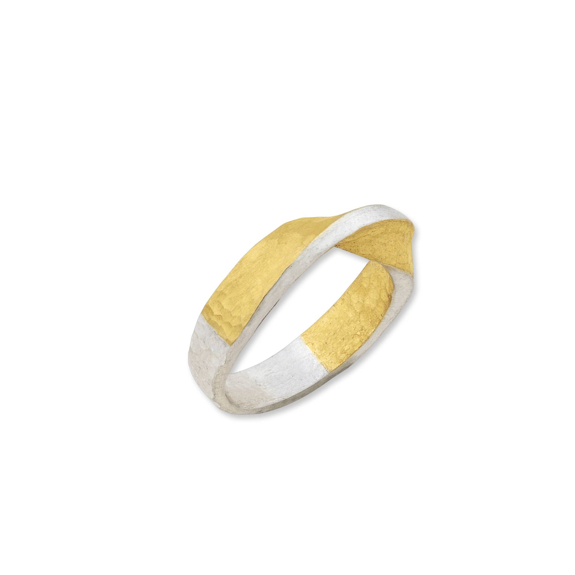 Lika Behar 24K Fusion Gold & Sterling Silver Twist Ring