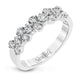 18K White Gold Diamond Double Row Ring by Simon G. Jewelry