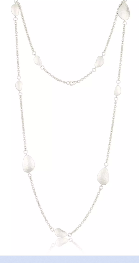 Lika Behar Sterling Silver "Pebble" Necklace