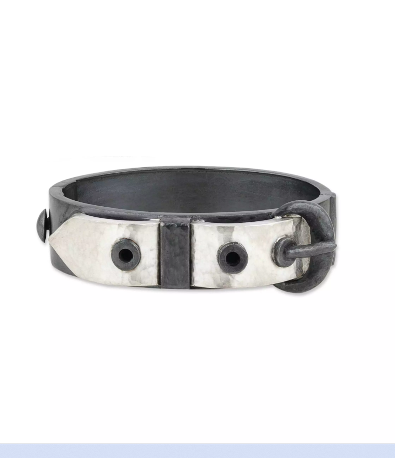 Lika Behar Sterling Silver Deco Belt Bracelet