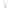 14K White Gold Diamond Clover Necklace