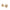 14K Yellow Gold Flower Motif Diamond Stud Earrings