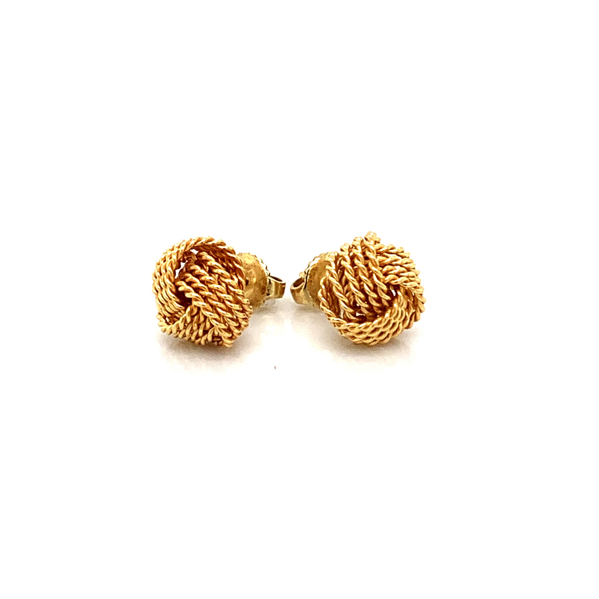 18K Yellow Gold Knot Earrings by Tiffany & Co.