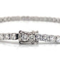 14K White Gold 6 Carat Diamond Tennis Bracelet