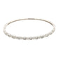 14K White Gold Diamond Bangle Bracelet