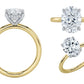 Sylvie 14K Yellow & White Gold Oval Hidden Halo Engagement Ring