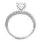 Simon G 18K White Gold Diamond Engagement Ring