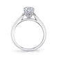 Sylvie "Aubree" Solitaire Petal Prong Engagement Ring S1300