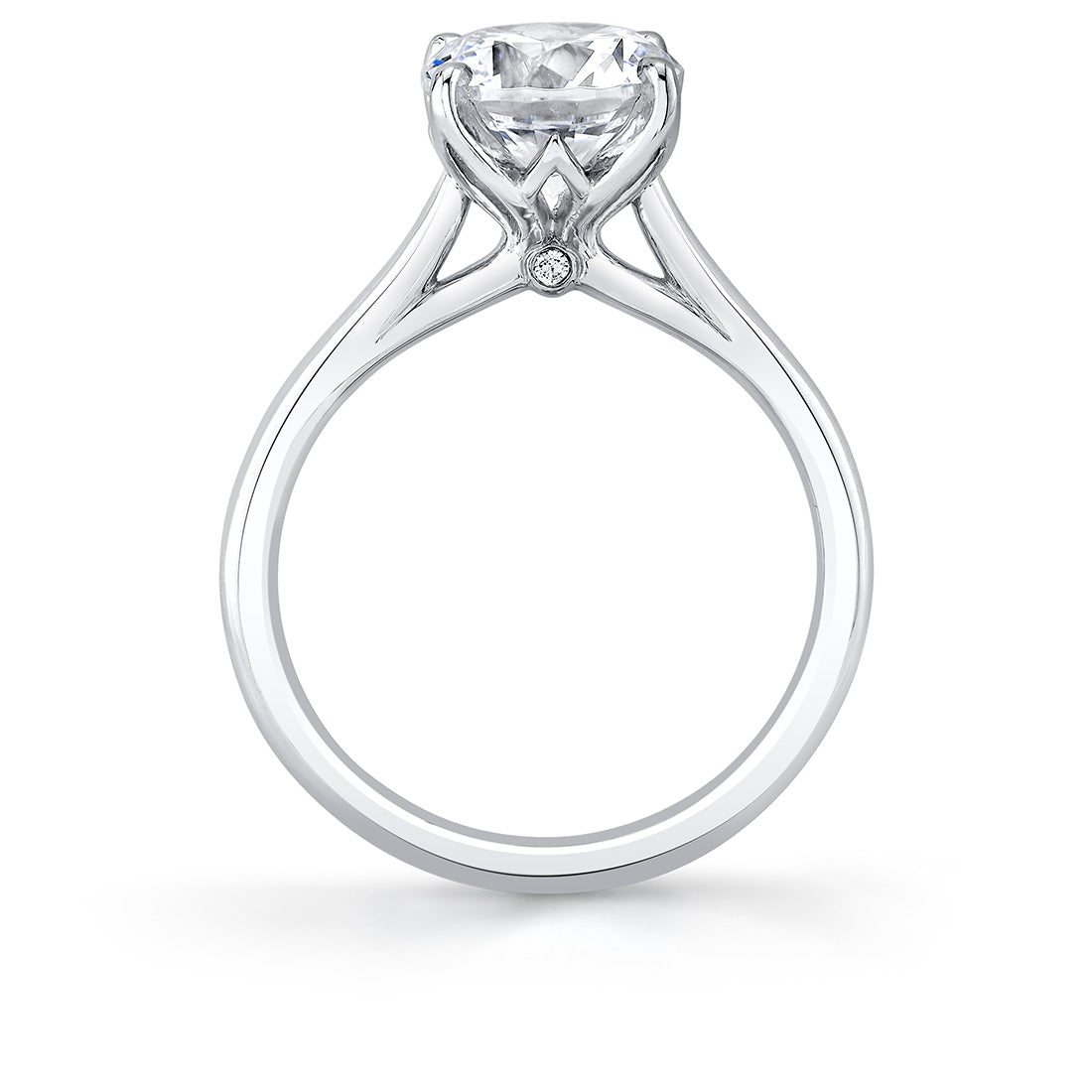 Sylvie 14K White Gold "Billie" Solitaire Engagement Ring