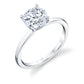 Sylvie 14K White Gold Solitaire "Blake" Engagement Ring