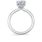 Sylvie 14K White Gold Solitaire "Blake" Engagement Ring