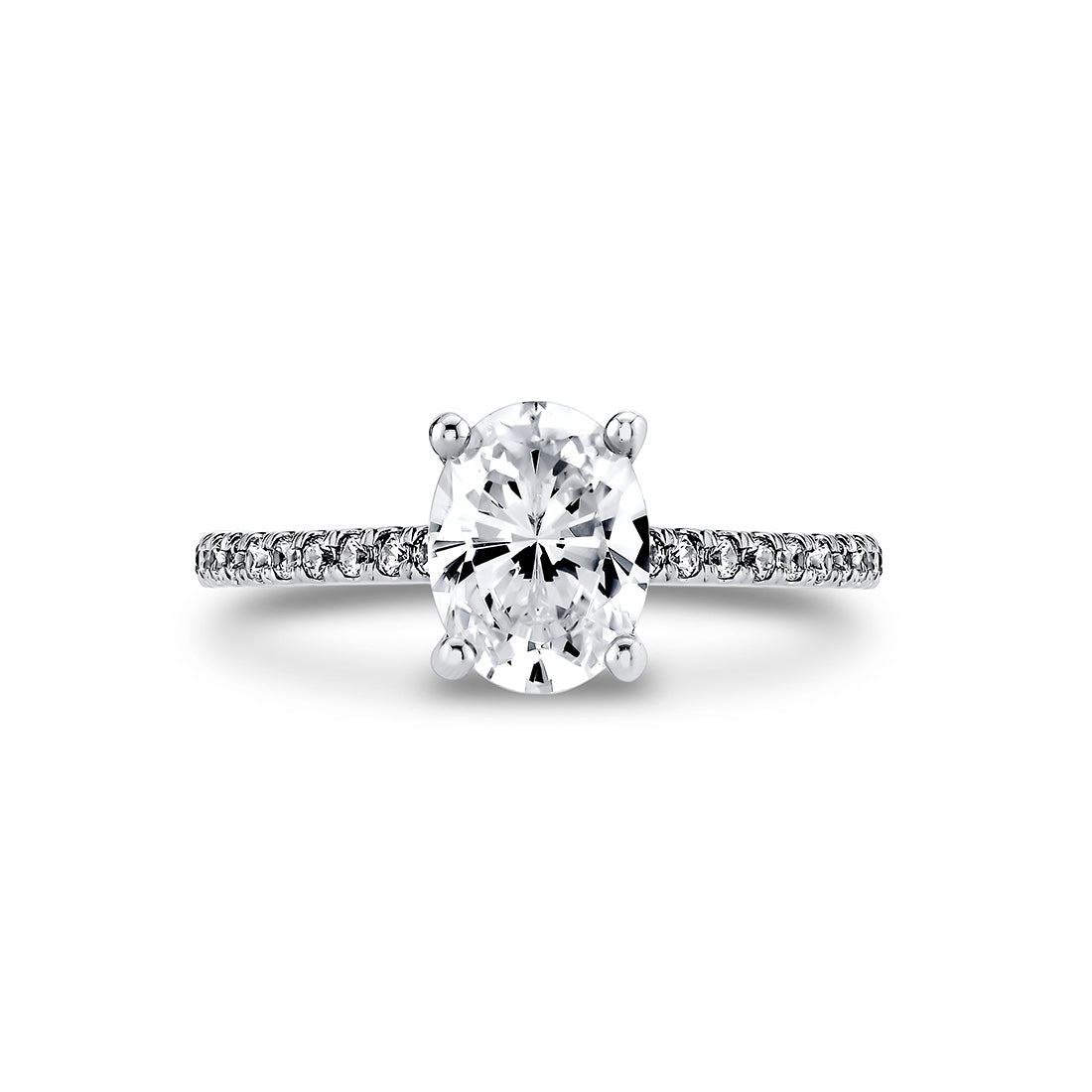 Sylvie 14K Yellow & White Gold "Audrey" Round Engagement Ring