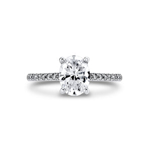 Sylvie 14K Yellow & White Gold "Audrey" Round Engagement Ring