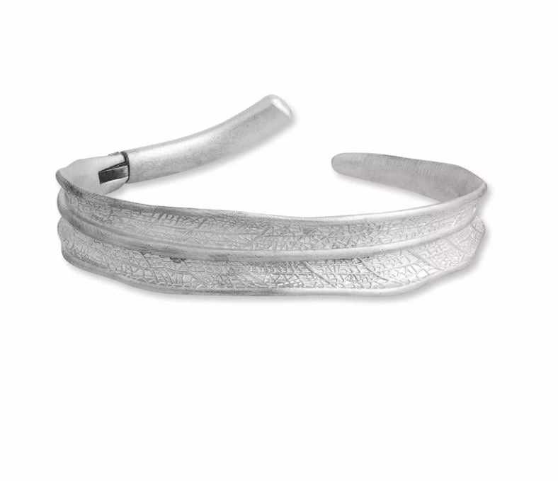 Lika Behar Sterling Silver "Willow" Open Cuff Bracelet