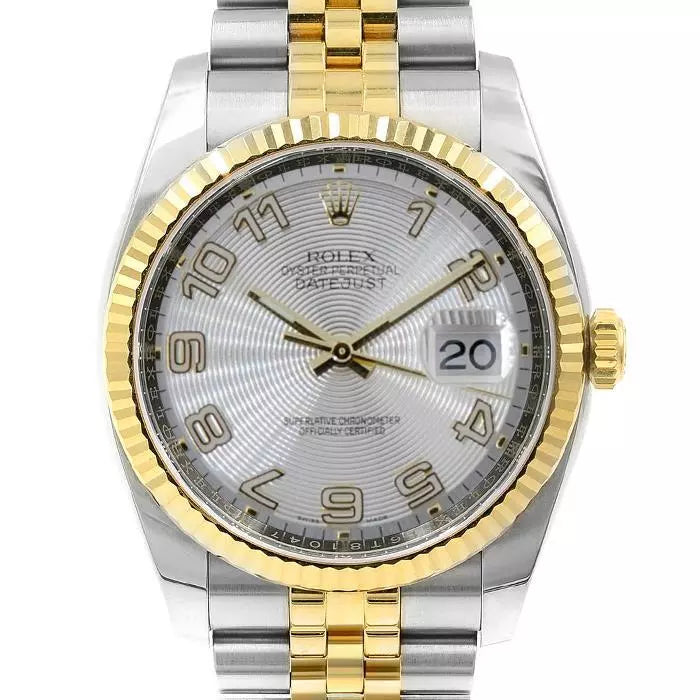 Rolex 18K Yellow Gold & Stainless Steel DateJust 36