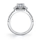 Sylvie Melodie - Classic Double Halo Engagement Ring S1097
