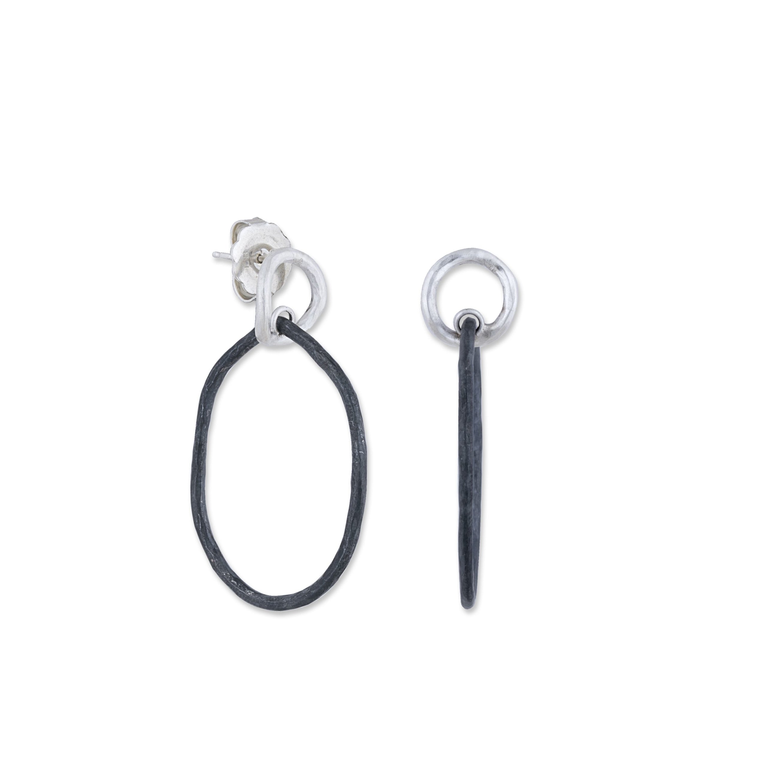 Lika Behar Sterling Silver “Reflections” Earrings