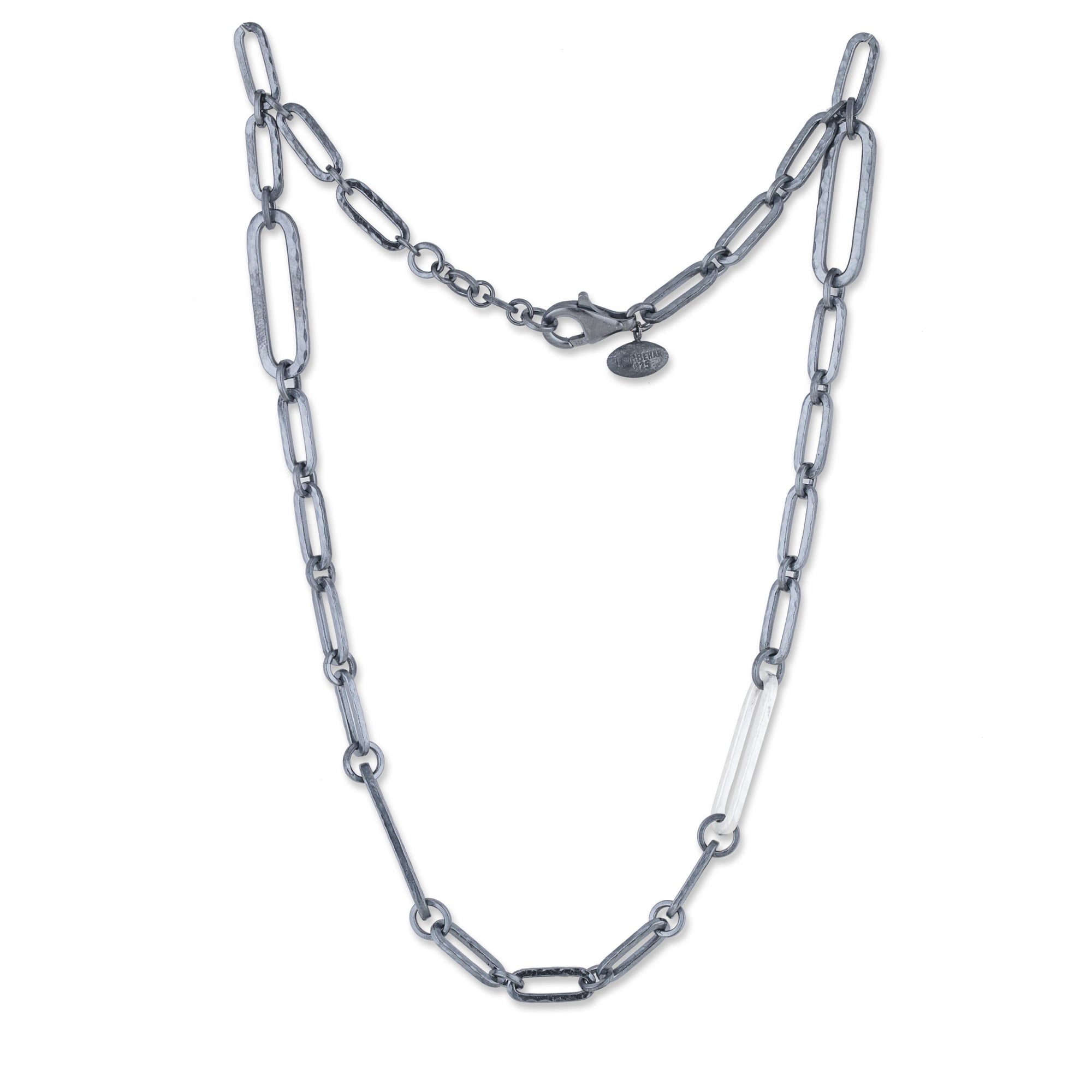 Lika Behar Oxidized Sterling Silver “Chill-Link” Necklace