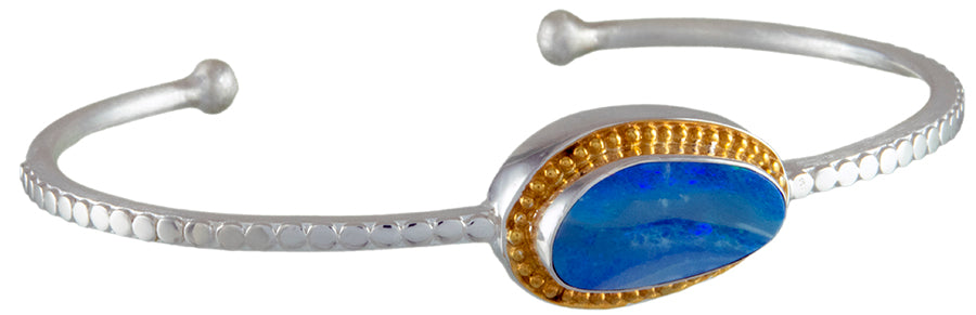 Michou Sterling Silver & 18K Gold Vermeil Opal Bracelet