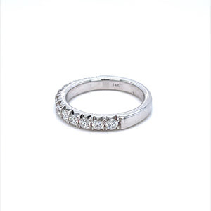 14K White Gold 3/4 Carat Diamond Wedding Ring