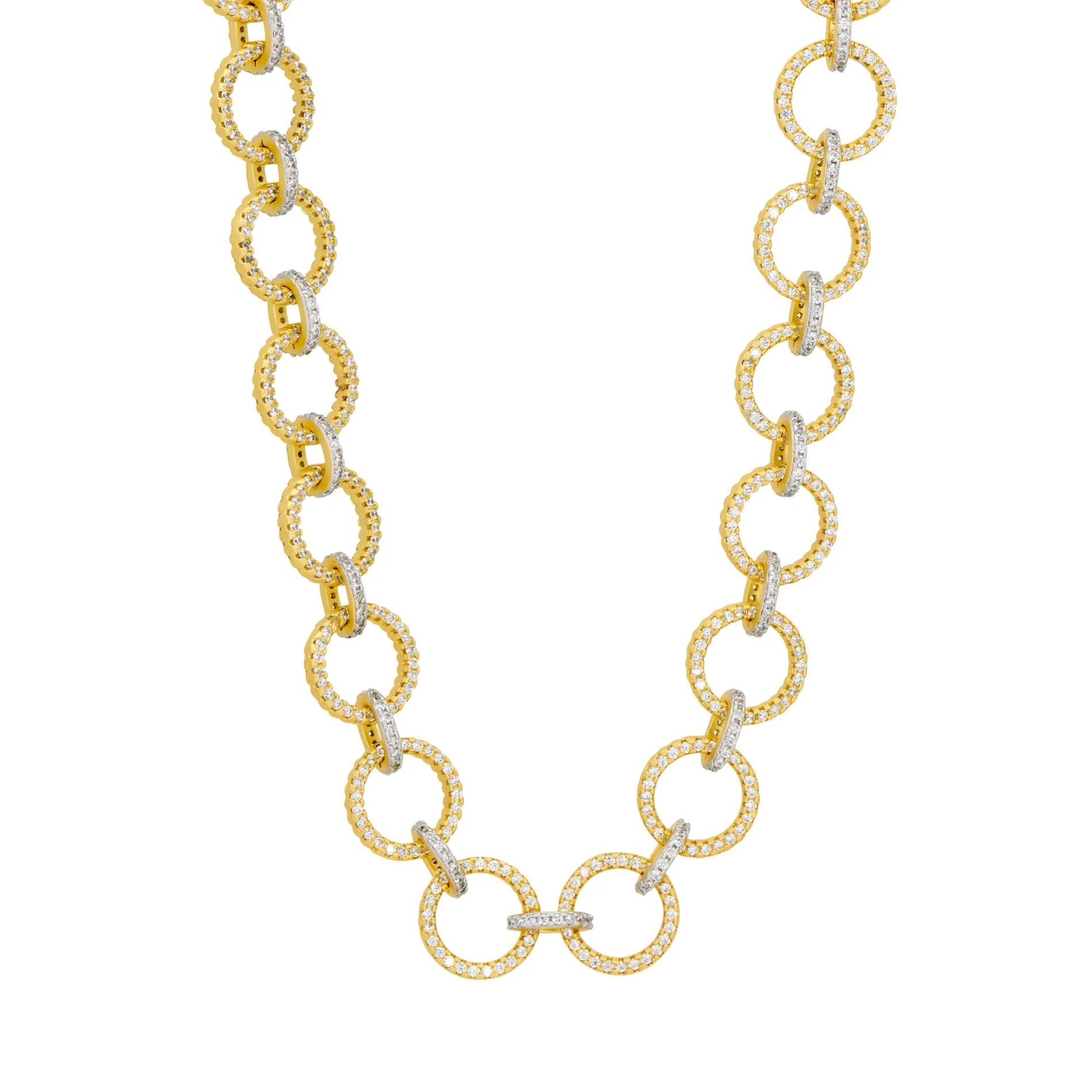 Freida Rothman "Chains Of Armor Link Necklace"