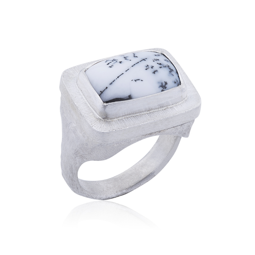 Lika Behar Sterling Silver Agate Ring