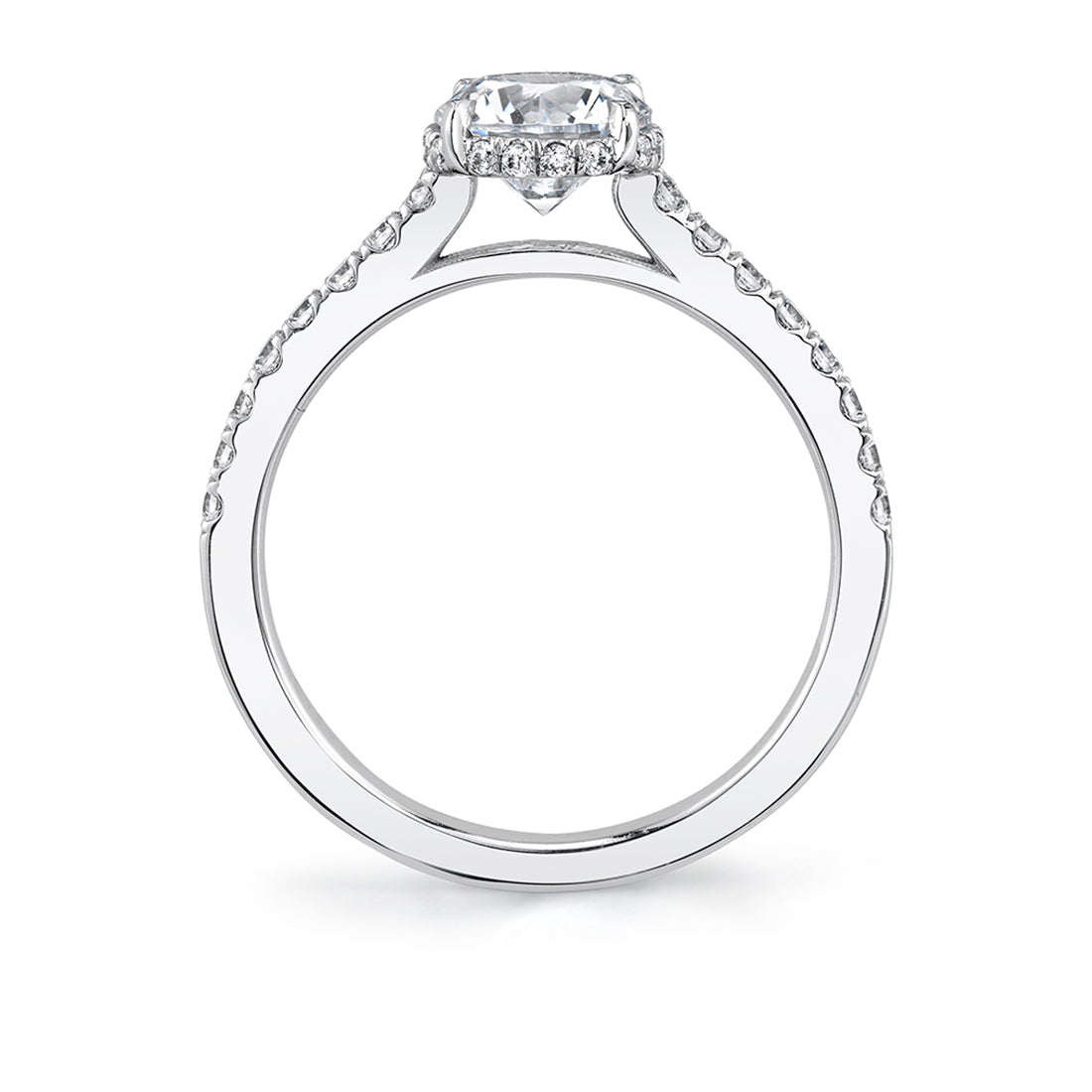 Sylvie "Anastasia" Hidden Halo Engagement Ring - S1953