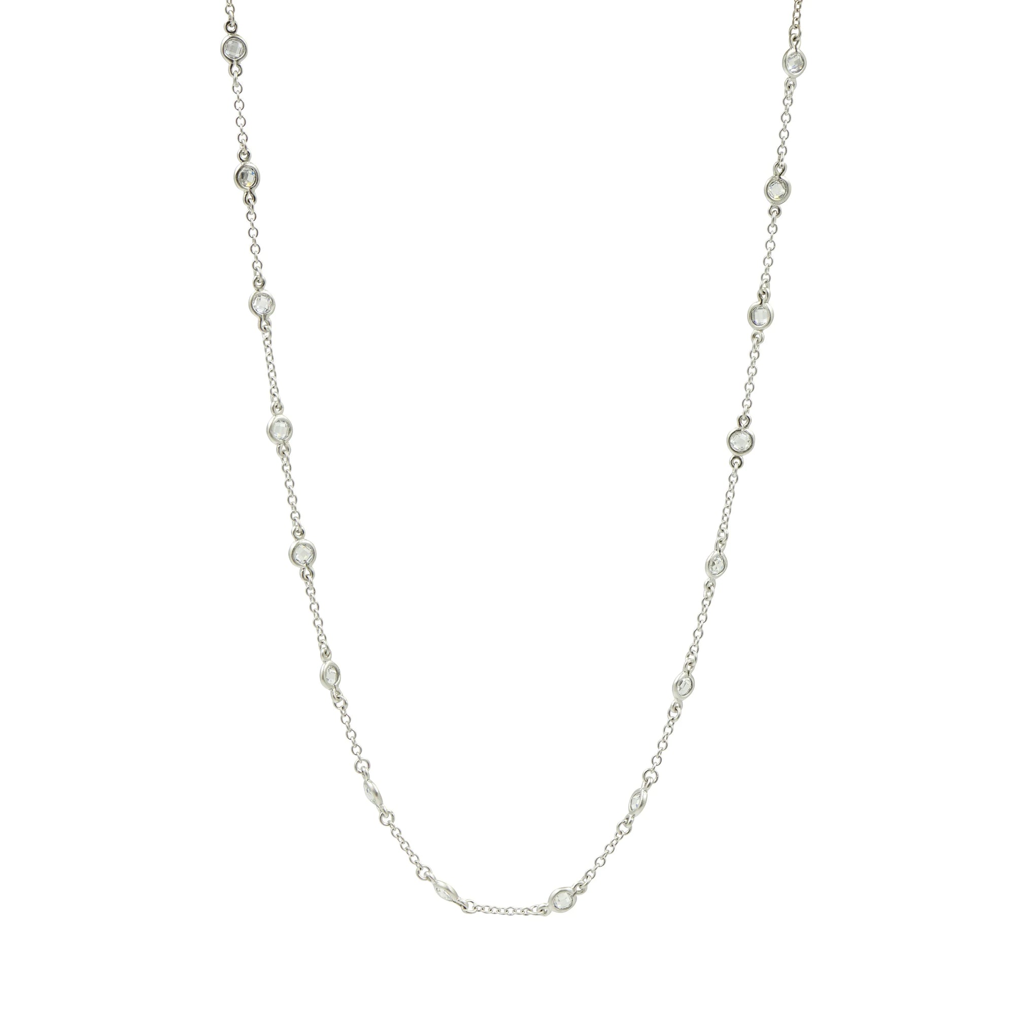 Freida Rothman "Mini Bezel Stone Necklace"
