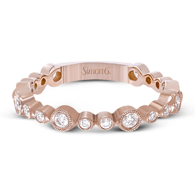 Simon G. 18K Rose Gold Diamond Fashion Stackable Ring
