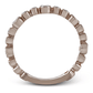 18K Rose Gold Diamond Bezel Stackable Ring by Simon G. Jewelry
