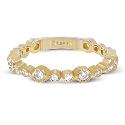 Simon G. 18K Yellow Gold Diamond Fashion Stackable Ring