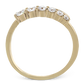 18K Yellow Gold Diamond Negative Space Ring by Simon G. Jewelry