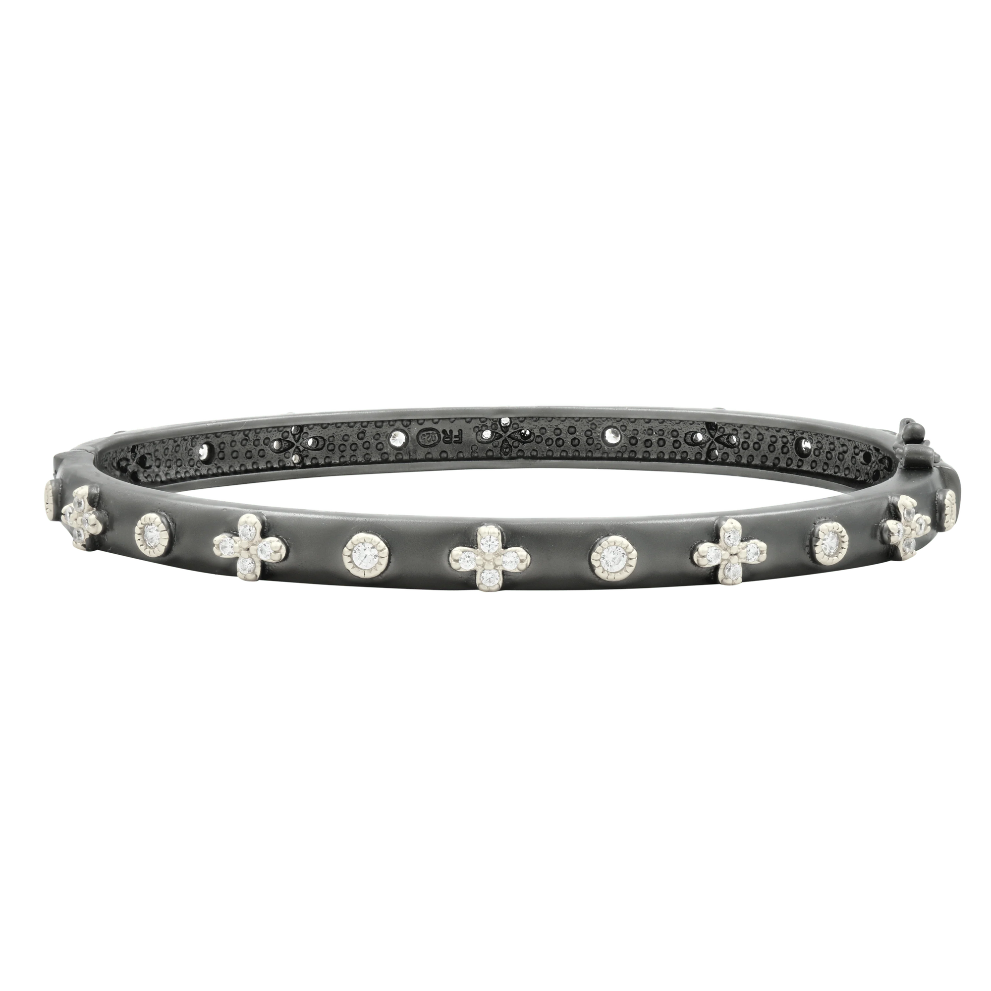 Freida Rothman "Our Favorite Clover Hinge Bangle Bracelet"