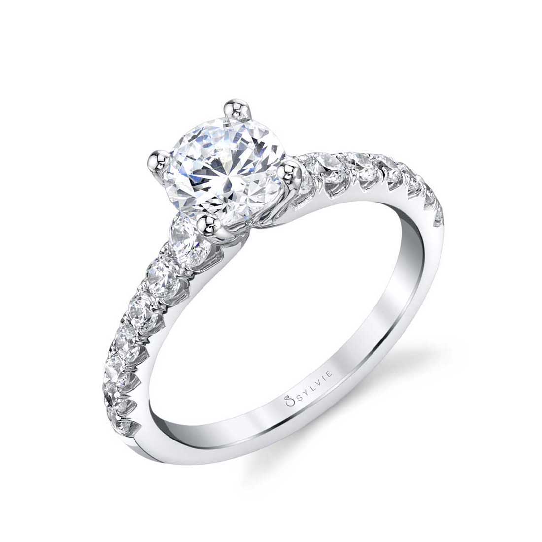 Sylvie Veronique Classic Engagement Ring - S1860