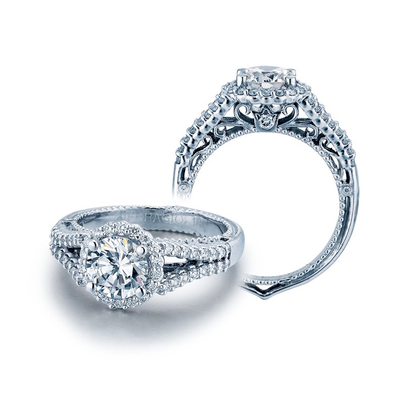 Verragio Venetian-5020R Diamond Halo Engagement Ring
