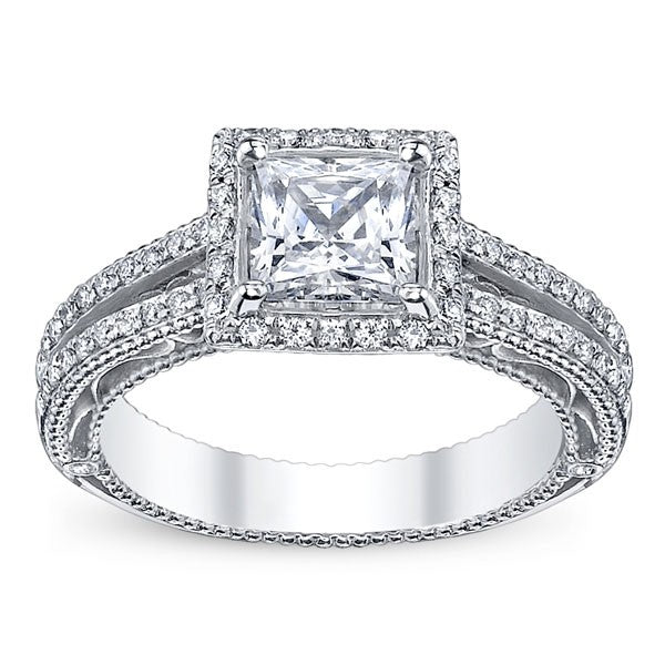 Verragio Venetian AFN-5007P Halo Pave Diamond Engagement Ring