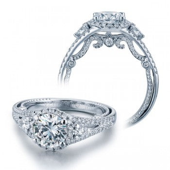 Verragio Insignia INS-7068R Diamond Halo Pave Engagement Ring
