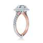 Verragio Couture ENG-0425CU White & Rose Gold Diamond Engagement Ring