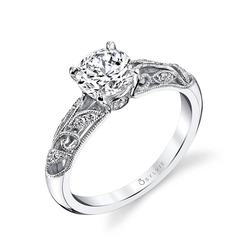 Sylvie Roial - Vintage Inspired Engagement Ring S1392